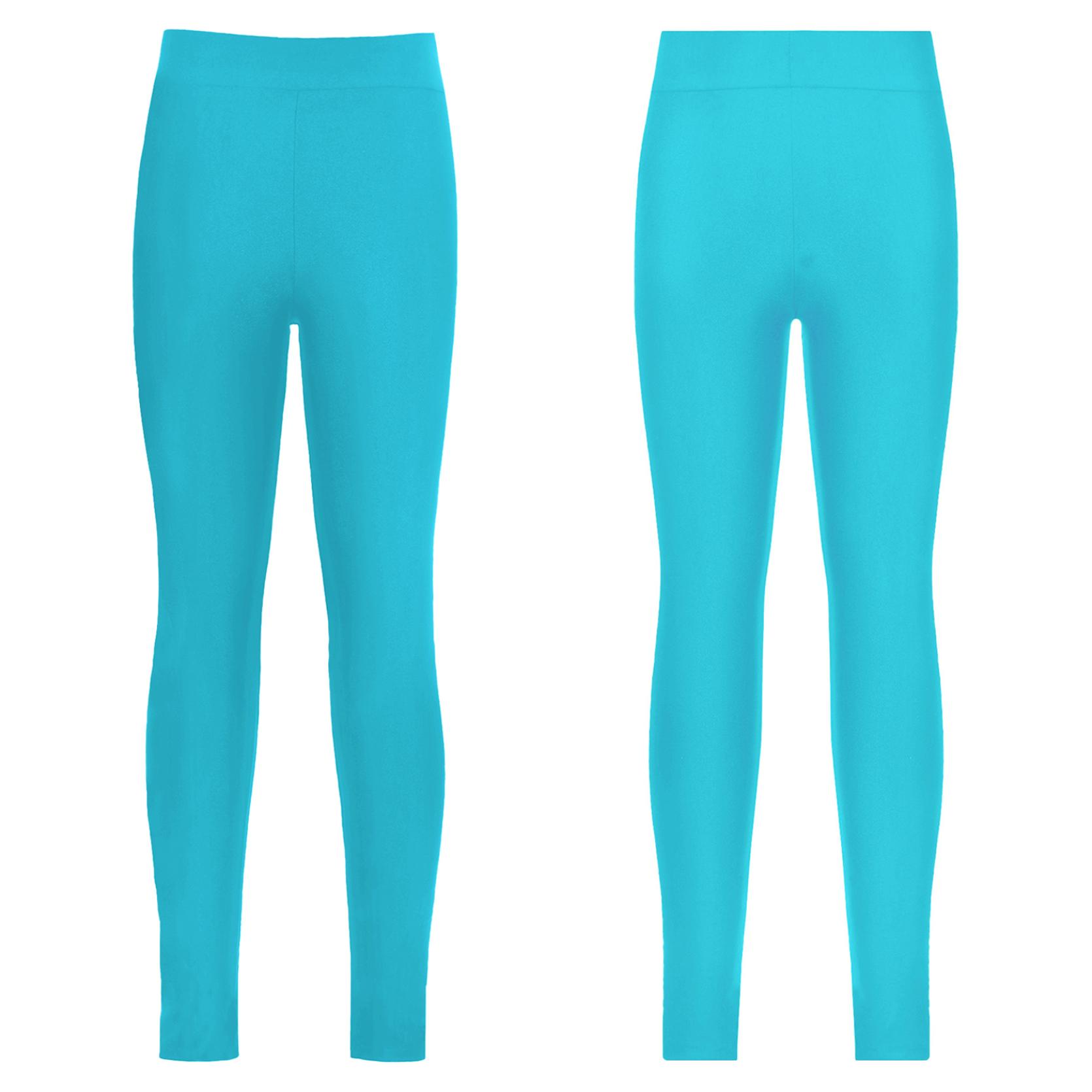 IEFiEL Stijlvolle schaatskleding voor kinderen, elastische tailleband, elastische dans, lange broek, legging 15-16 Years meer blauwe kleur