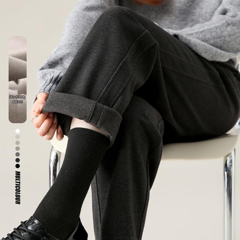 Women's Wool-Blend Harem Cigarette Pants