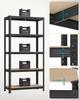 SONGMICS 5-Tier Heavy-Duty Shelving Units, Set of 2 Steel Shelving Units for Storage, Boltless Assembly, for Garage, Shed, Load Capacity 1929 lb Each