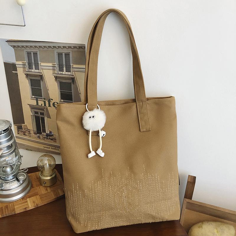 

Сумка Commuter Tote Холщовая сумка Женская сумка под мышкой в стиле кэжуал Сумка-тоут Холщовая сумка