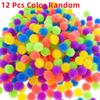12Pcs Tpr Bayberry Sphere Hedgehog Small Massage Sphere For Yoga Foot Massage Ball Vent Decompression Soft Squishy Squeeze Fidget Toy