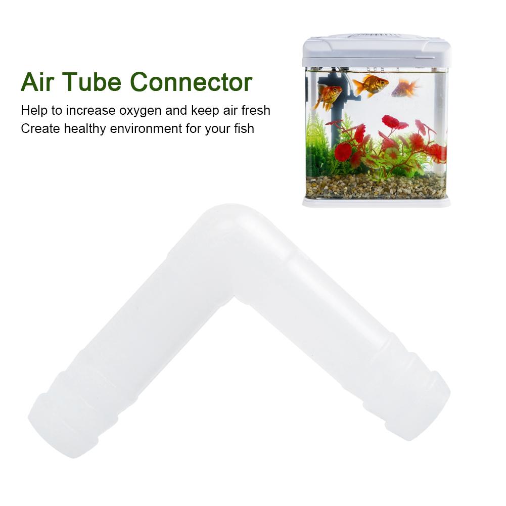 10pcs ABS Aquarium Tube Connector, Control Valve, Fish Oxygen Pump Accessories with Easy and Material