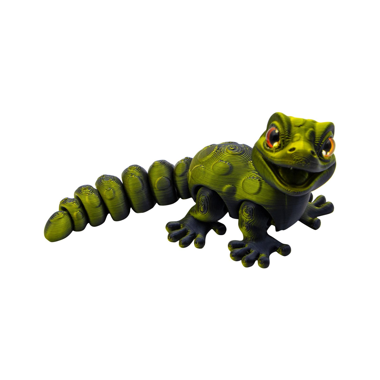 

3D-печать подвижная, 3D-печать подвижная, подходит для украшения дома, праздничных подарков для взрослых и коллекций, крутое изменение цвета One Size бронзовый