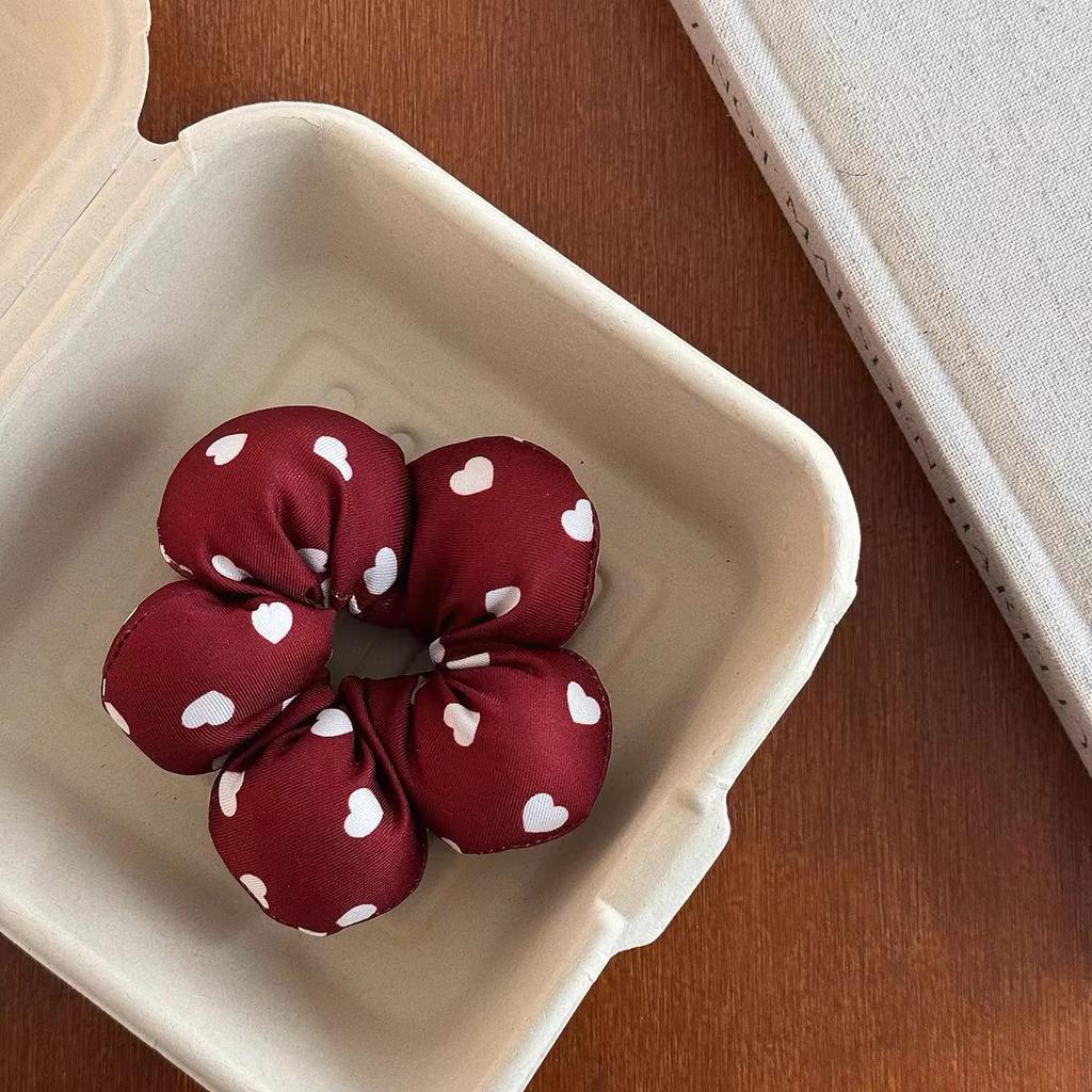 Korean New Sponge Floral Elastic Hair Bands Big Size Hair Rope Ties Women Barrettes Headwear Girls Hair Accessories