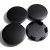 4pcs No Logo Black/Silver Emblem Car Wheel Center Caps 51MM 46MM Wheels Hub Cap Rim Hubcaps Dust Cover Replace Car Accessories