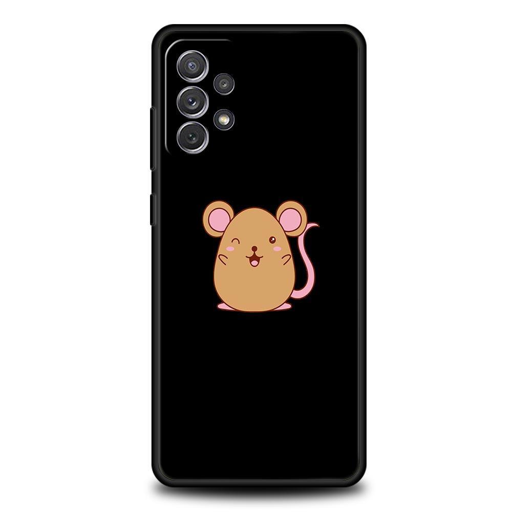 Handyhülle für Samsung A13 A51 A71 A41 A31 A21S A11 A03S A12 A32 A52 A23 A33 A53 A73 5G Hülle Kawaii Avocado Niedlicher Panda Blume