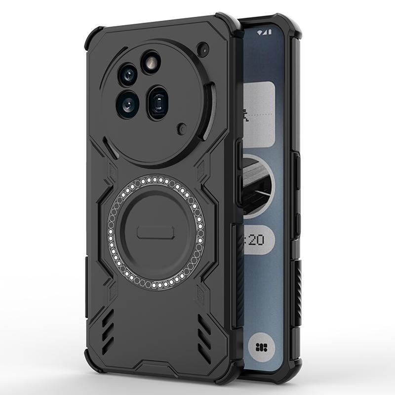 Applicable Nothingphone 3A-Pro Butterfly Armor Case with Magnetic Four-Corner Anti-Fall Protection, Silicone, and Hard Magnetic 2-Pro Design.