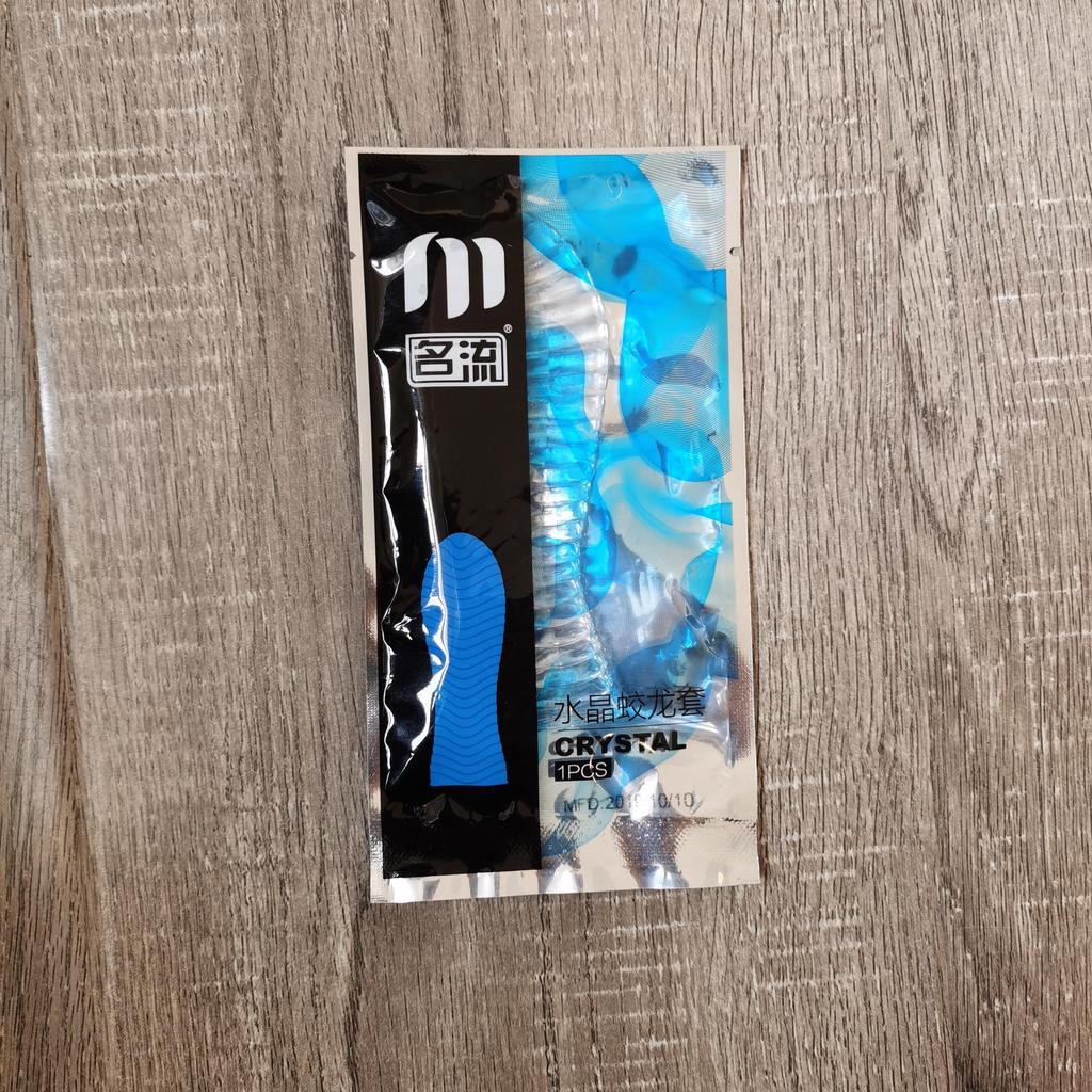 4 Styles Wolf Tooth Crystal Penis Lengthening Time-lapse Exercise Sex Products Couple Toys Large Particles G-spot Stimulation Male Condom Soft Fit