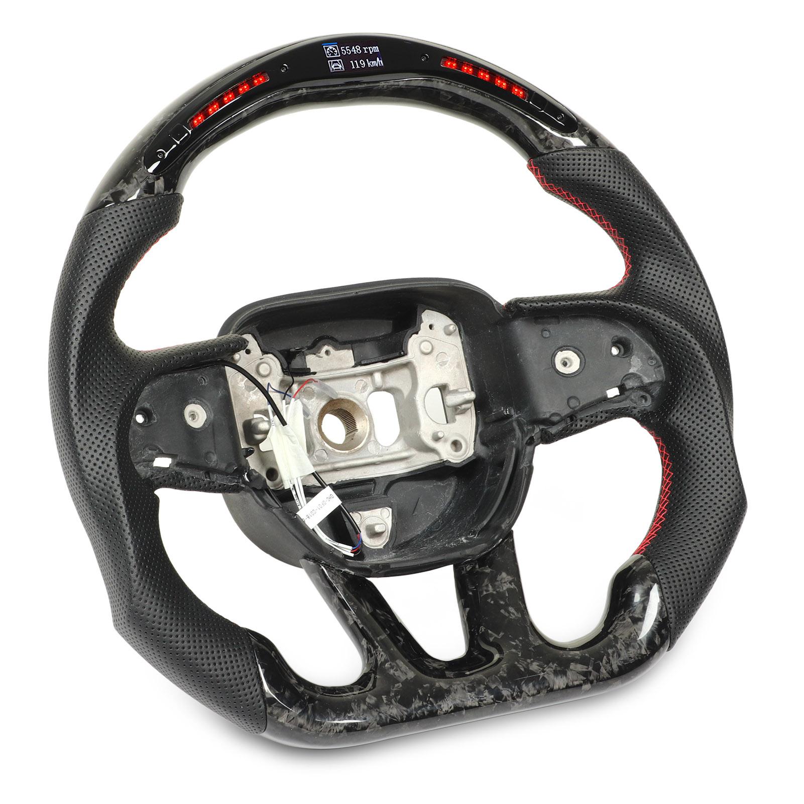 

Кованое углеволокно LED Дисплей Лампы переключения Подрулевой переключатель Замена для HELLCAT 2015 по 2023