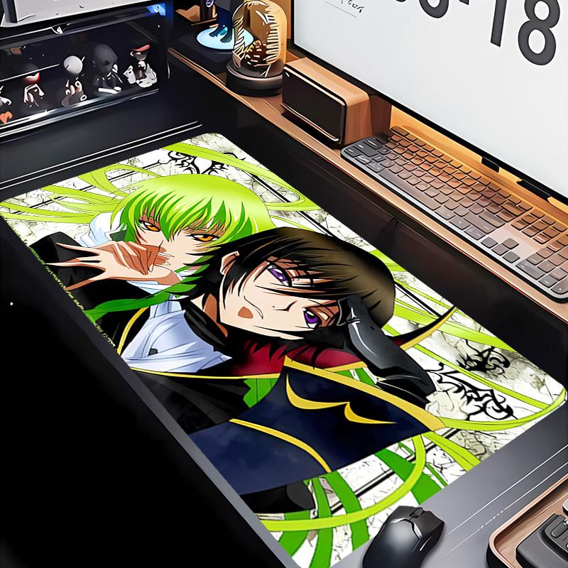 Anime Code Geass Theme Premium Non-slip Mouse Pad with Stitched Edges,Durable Rubber Material,for Desktop & Gaming Great Gifts