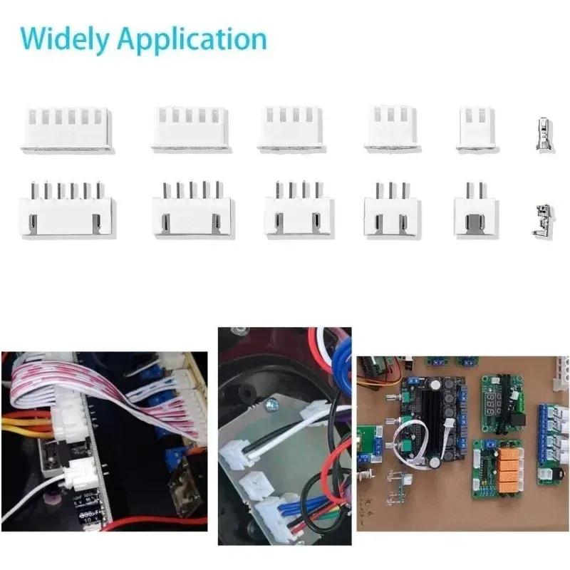 500PCS JST-XH Connector Kit 2/3/4/5/6 Pin Housing 2.54mm Crimp Terminals for RC Drone 3D Printer Arduino Projects