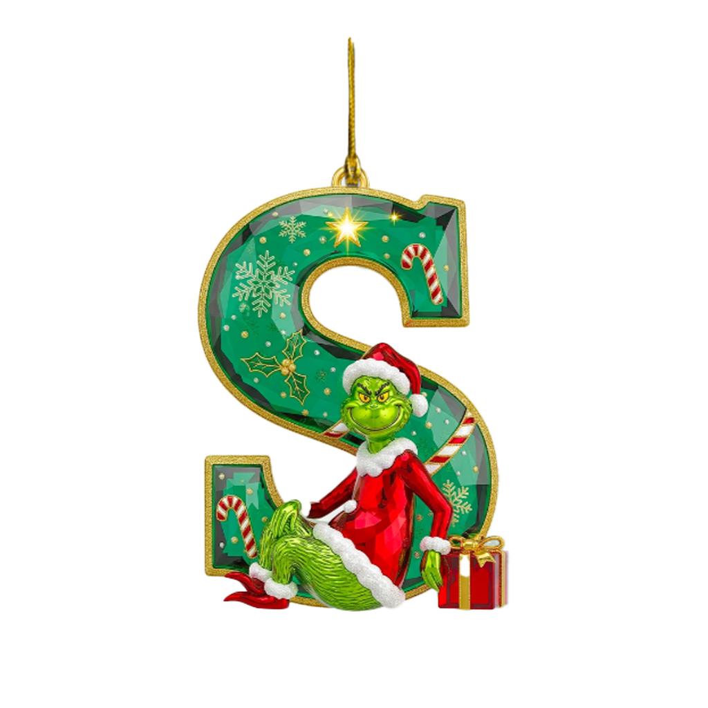2D Christmas Decoration Pendant Christmas Tree Tag Theme Party Crafts Ornament