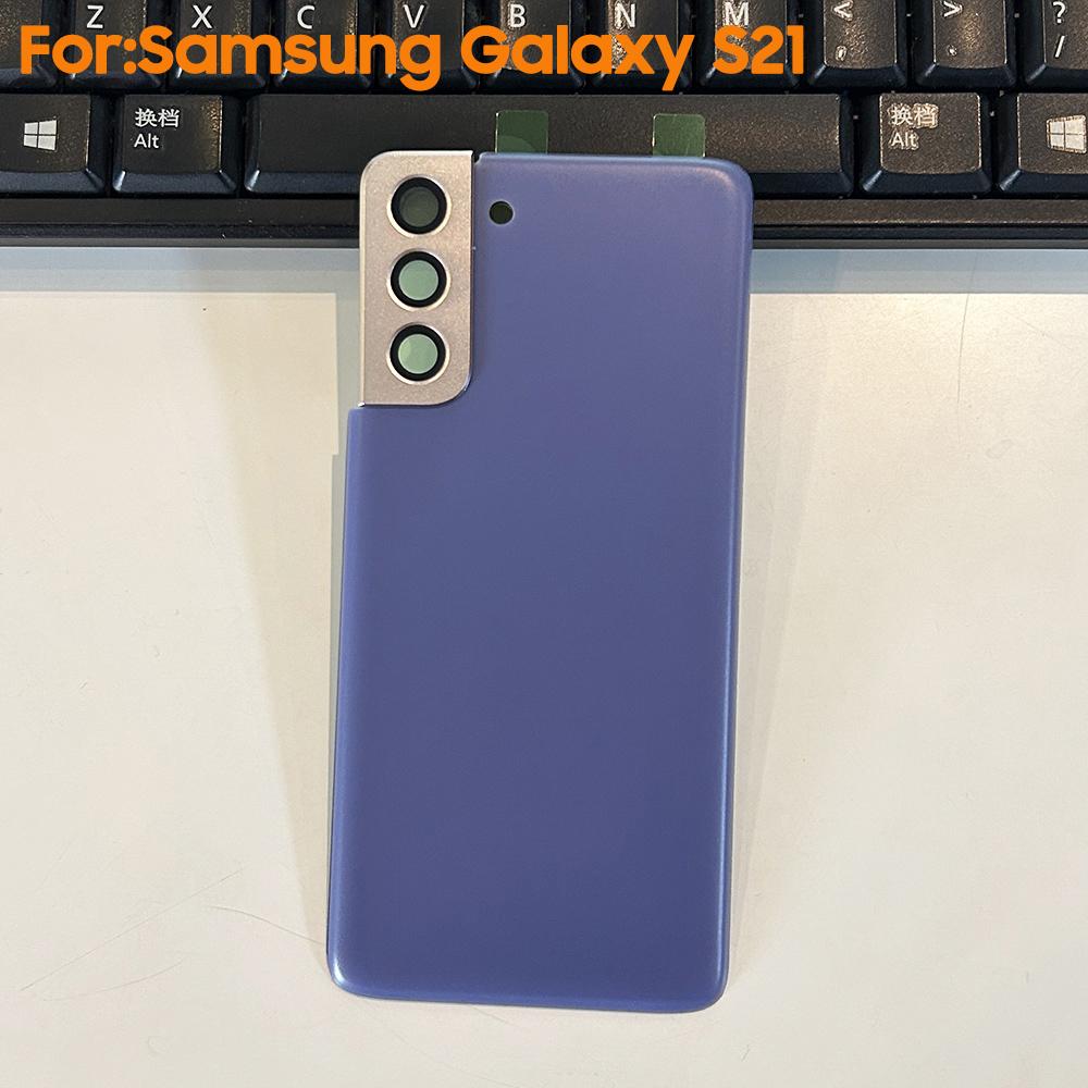 Back Cover Cases Battery Cover Housing For Samsung Galaxy S21 5G SM-G991B S21+ 5G S21 Plus SM-G996B/DS Back Rear Glass Case