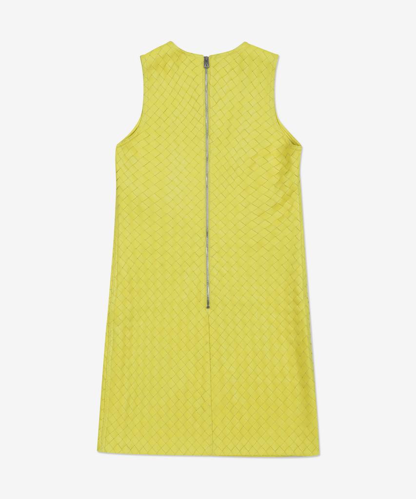 Bottega Veneta Intrecciato Mini Dress - Yellow / 727797V2Jg07193