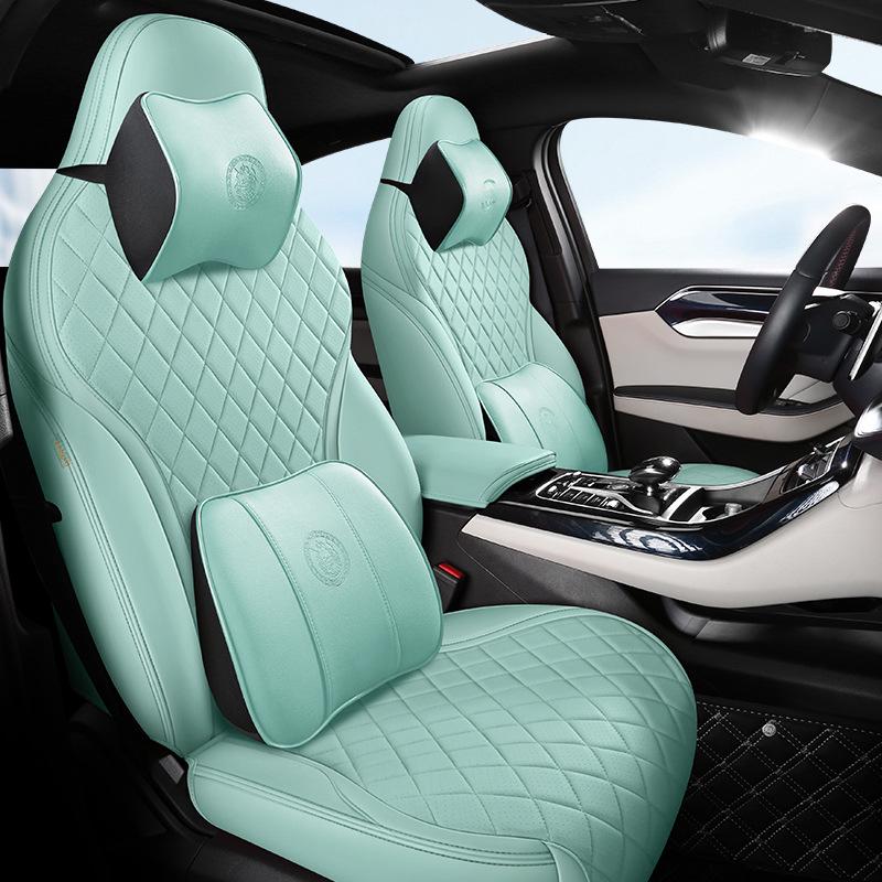 BYD Qin PLUS Sedan Leather Seat Cover: 5-Seat, All-Season, Full Coverage