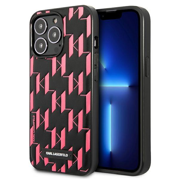 Karl Lagerfeld Klhcp13Lmnmp1P Iphone 13 Pro / 13 6,1 Hardcase Różowy/Pink Monogram Plaque