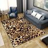 Leopard Pattern Carpet Rug for Living Room Bedroom Home Sofa Decoration,Kids play Non-slip Floor Mat