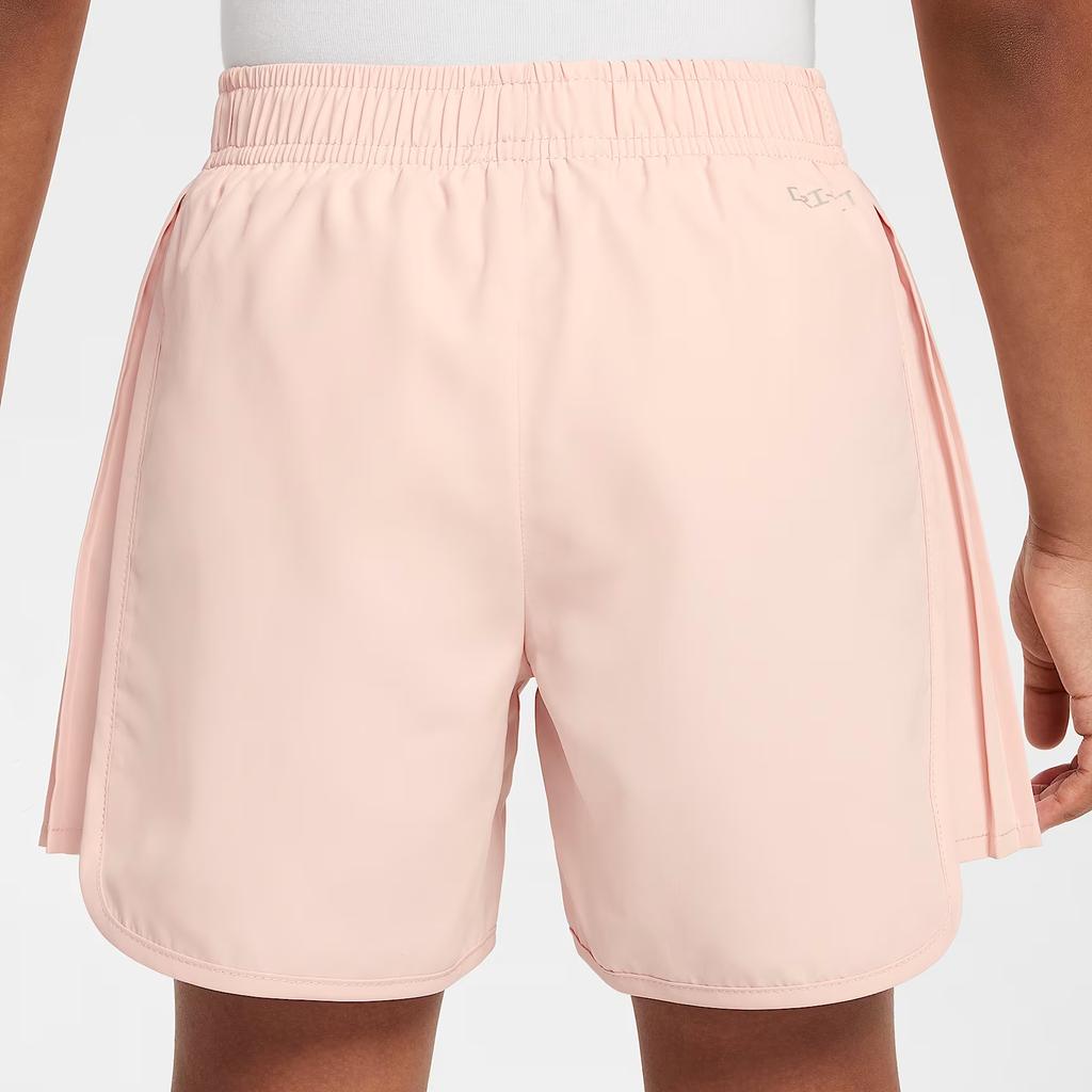 Nike Dri-Fit Pleated Tempo Comfortable Soft Casual Versatile Shorts Kids Shorts Echo-Pink HJ1650-612