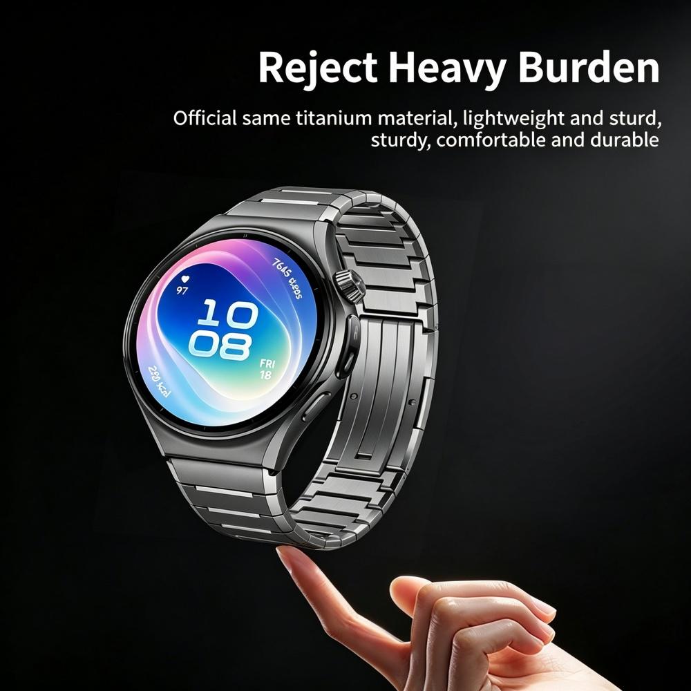 Titanium Strap For HUAWEI WATCH GT 6 Pro 46mm Accessories Wrist Metal Bracelet Correa Pulseras HUAWEI GT6 Pro Band