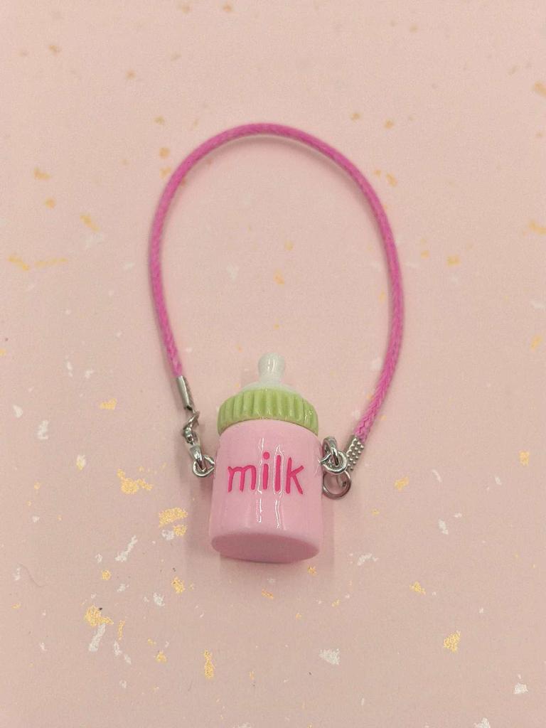 Miu-Style Dollhouse Miniature Accessories: Cute Kettle, Thermos, Milk Bottle, Pendant, Doll Figure, Crossbody Bag Ornament