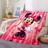 Pink Minnie Mouse Love Blanket Soft Throw Blanket For Home Bedroom Bed Sofa Travel Office Solid Christmas Blanket