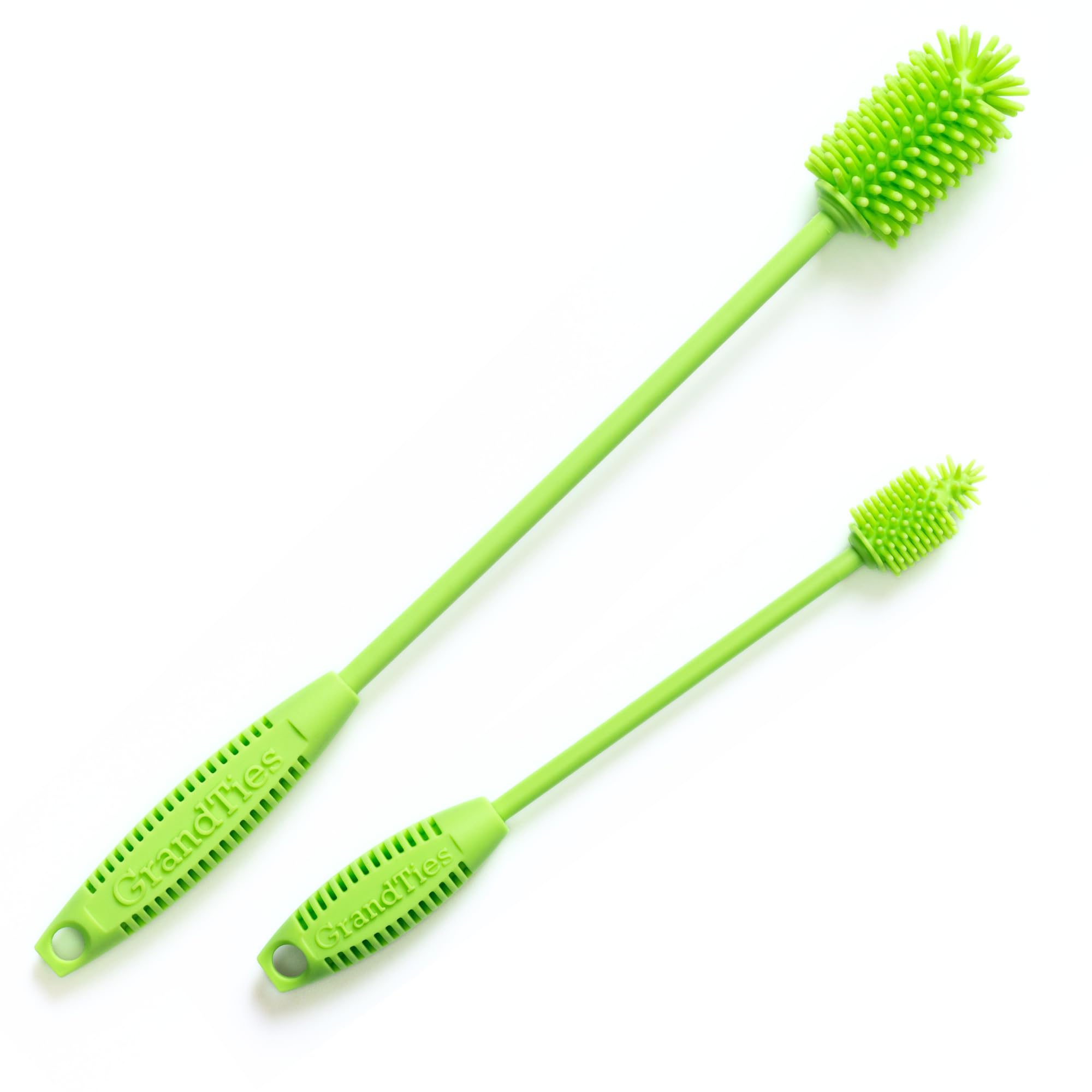 

Набор силиконовых щеток для чистки GrandTies, очень длинная щетка для тонкогорлых стаканов для воды, гидро-детских бутылочек для воды, бокалов для вина, бутылок, чашек, кружек, блендеров, стаканов-тамблеров, фляг,