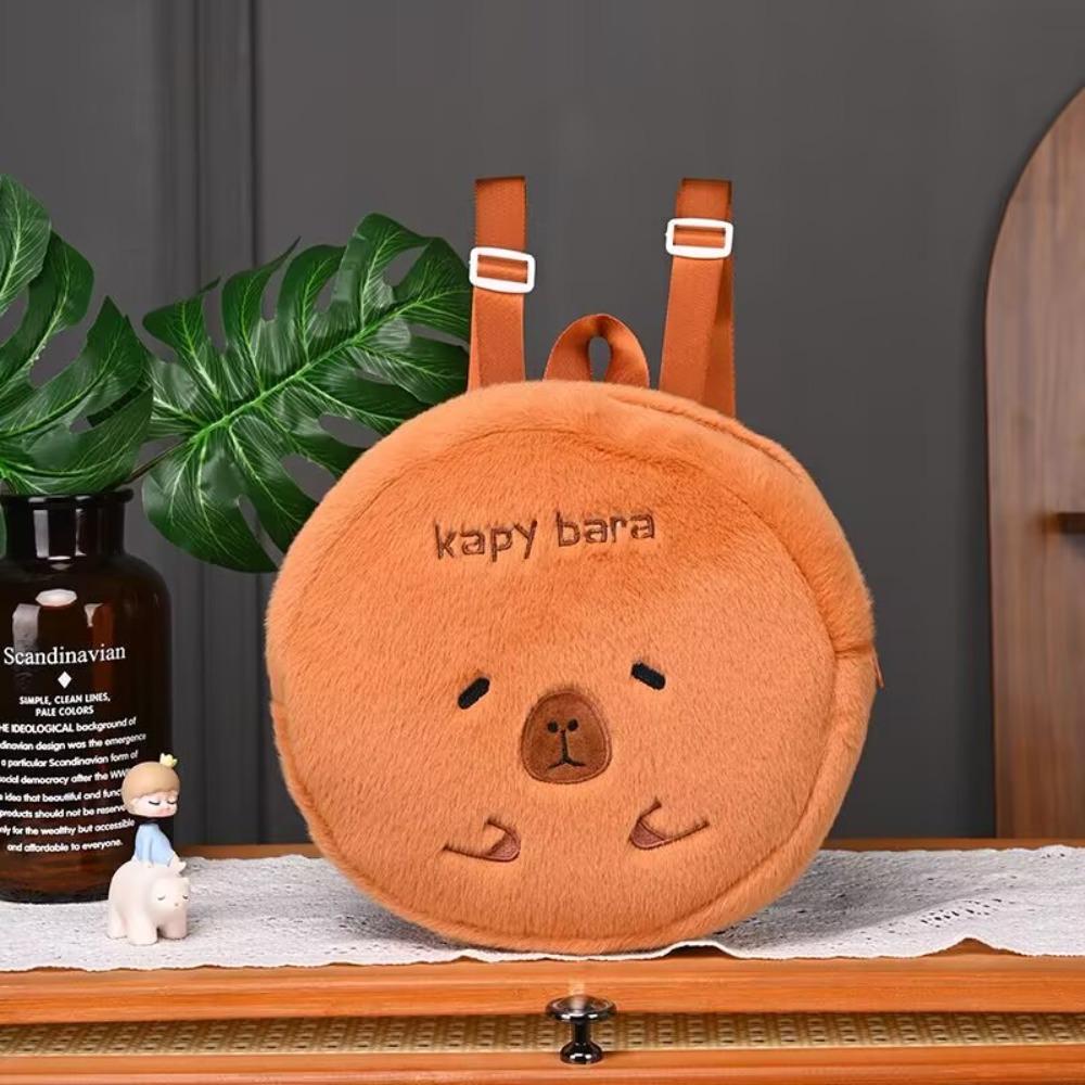 

Рюкзак Плюшевая Капибара Сумка Большая Вместимость Плюшевая Капибара Школьная Сумка Детские Игровые Принадлежности Style C