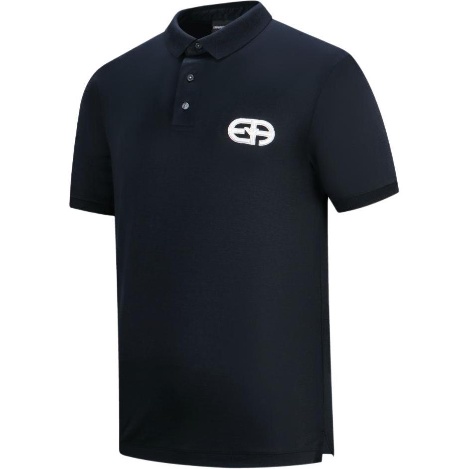 EMPORIO ARMANI Logo patch Button fastening Polo Shirt 8N1FB6-1JUVZ-0920-