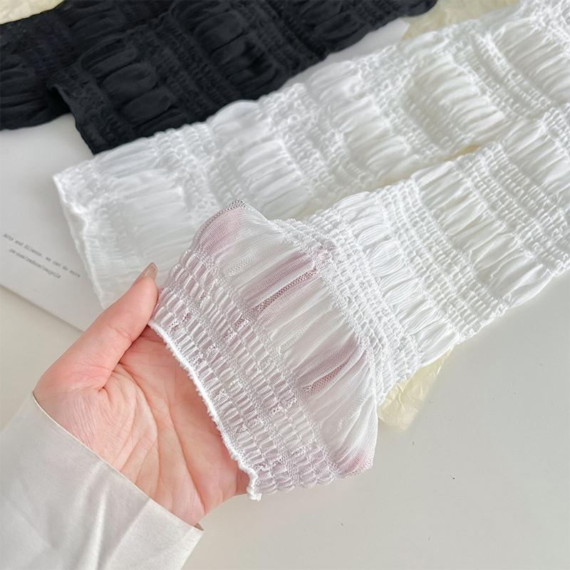 Womens Lace Socks Mesh Lace Skinny Socks Knee High Sheer Socks Campus Style Girl Campus Style Socks for Skirt