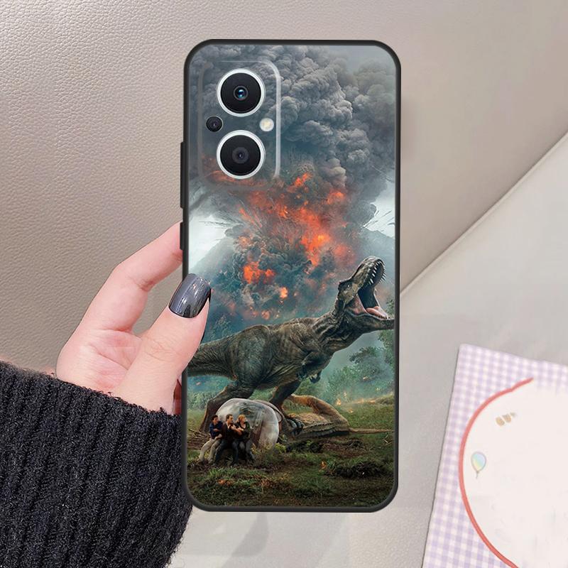 Jurassic Dinosaur World Phone Case For OPPO Find X3 Lite X5 X6 Pro X2 Neo Reno 3 4 5 6 7 8 Lite 4Z 5Z 2Z 8T Cover