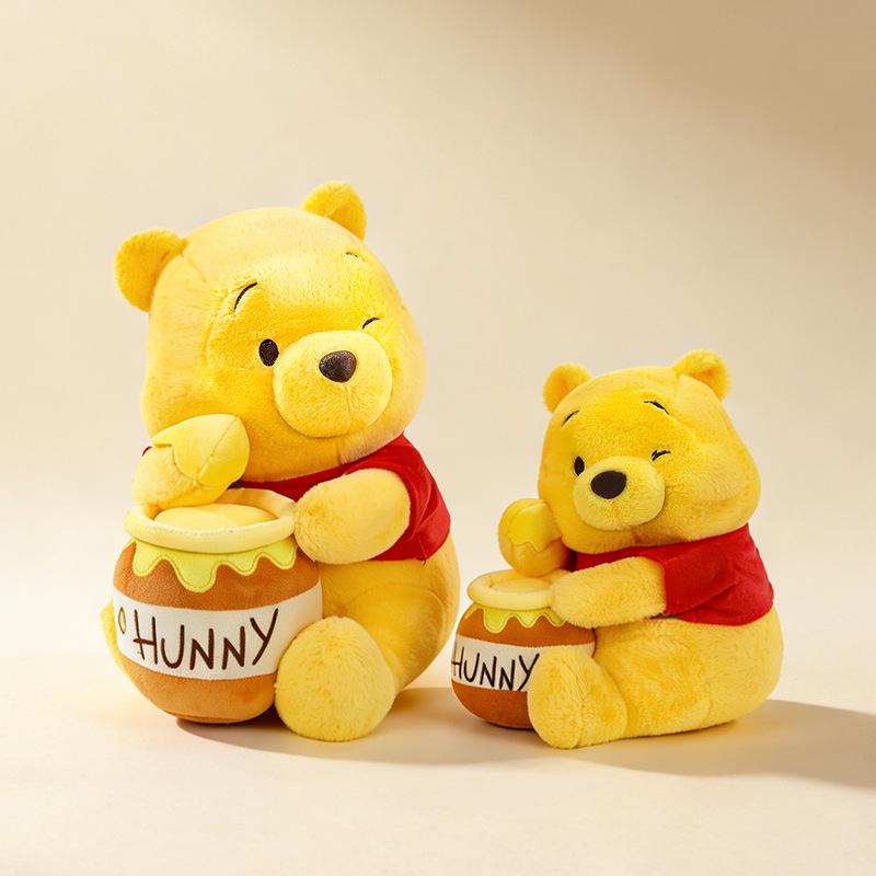 New Winnie the Pooh Plush Toy - Honey Pot Pillow for Boys & Girls, Perfect Birthday Gift