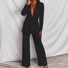 European and American Women's Spring and Autumn Fashion Suit Set - Professional Casual Business Attire