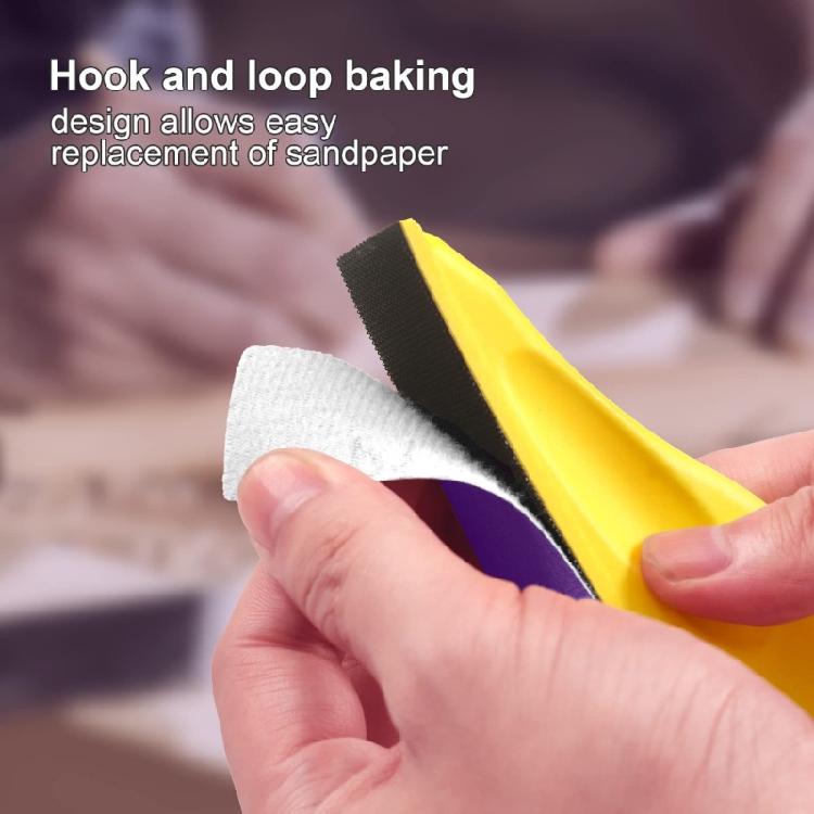 Professional 71Sheet Sanding System Sanding Block for Woodworking Auto Body Repair Oxide Grit Detail Sander Paper