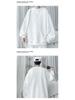 2025 Spring/Autumn Men's High-End Heavyweight Jacquard Hoodie - Versatile Round Neck, Loose Fit, Handsome Long Sleeve Top