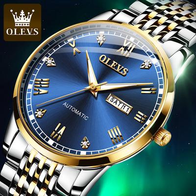 Nouvelle montre d'affaires et de loisirs lumineuse montre mécanique automatique d'affaires montre homme étanche
