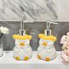 Cartoon Duck Soap Dispenser Body Wash Shampoo Dispensing Bottle Light lotion Press Bottle Bathroom Accessories