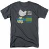 26 Woodstock Perched T-Shirt Herren Lizenziert 60er Rockmusik Festival T-Shirt Anthrazit Unisex T-Shirt