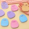 60 Sheets Self Adheive Note Paper Small Notepads Cartoon Notes Unllined Sheet Reminders On Fridges Notebook Calendar