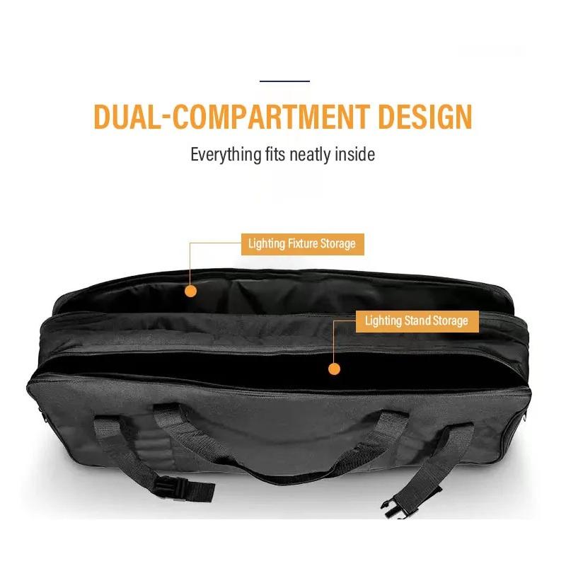 Soonpho Large Storage Space led photography light three-light set bag photography  portable outdoor shooting bag