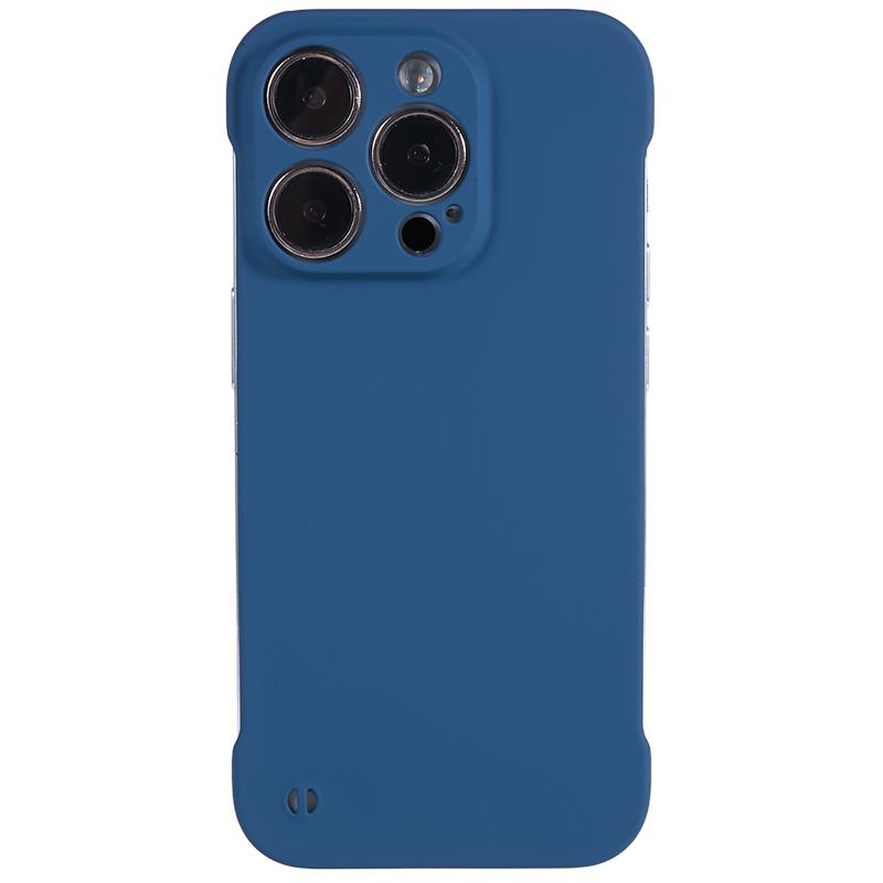 For iPhone 15 Pro Frameless Case Hard PC Slim Minimalist Phone Cover Skin-Touch