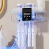 Intelligent Drying Toothbrush Holder Toothbrush Disinfector Wall Mounted Toothbrush Sterilizer Mouthwash Cup Set