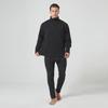 2023 Men's Military Eagle Tactical Thermal Underwear Suit - Stand-up Collar, Plus Velvet, Warm, Elastic, Thick Long Sleeves
