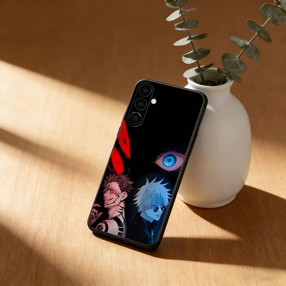 J-Jujutsu Anime KAISEN Phone Case For Samsung Galaxy A91,80,73,72 ,71,53,52,32 ,31,22,21s,20,Soft Black Case