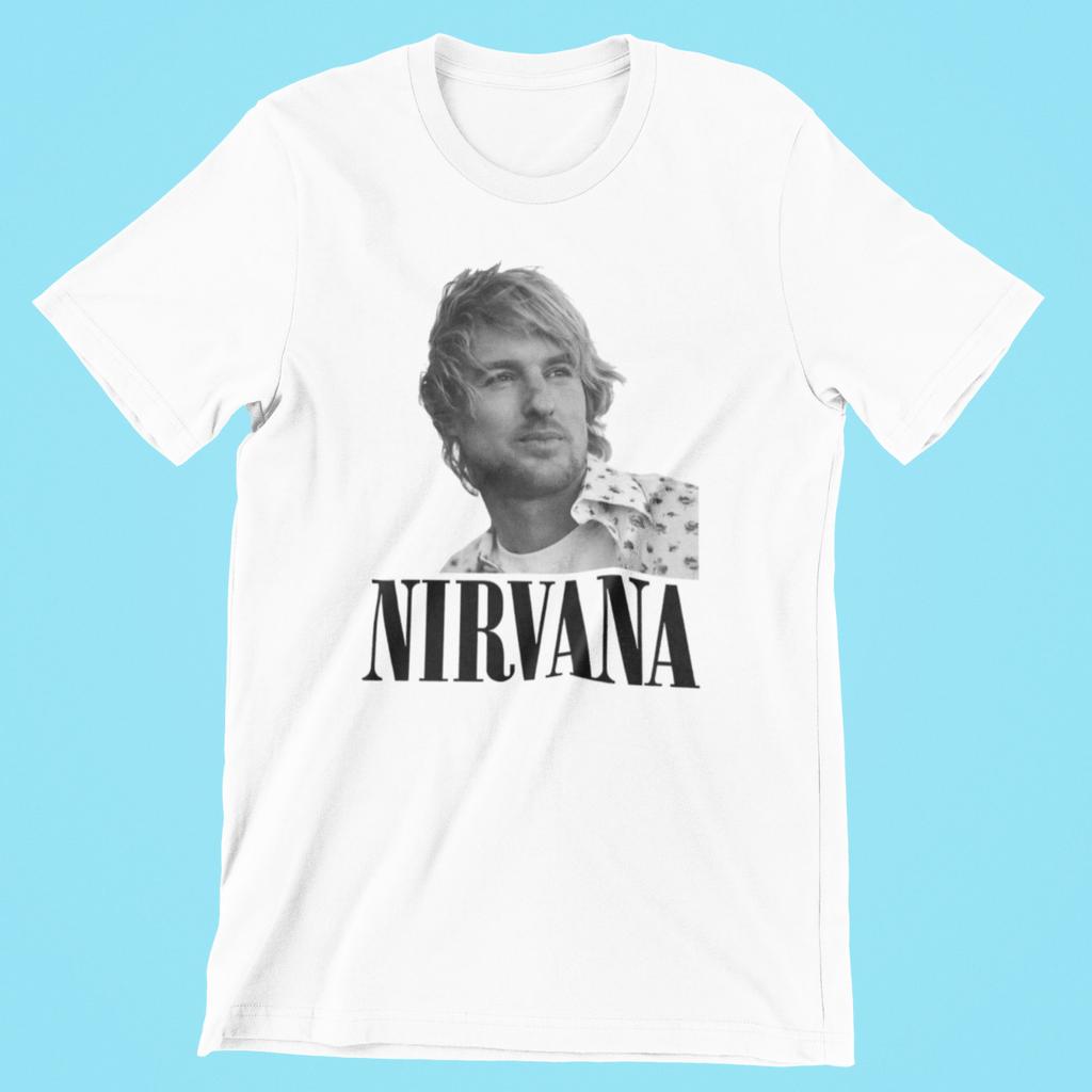 26 Nirvana Owen Wilson Looks Like Kurt Cobain 90s Alternative Rock Premium T-Shirt Unisex T-Shirt