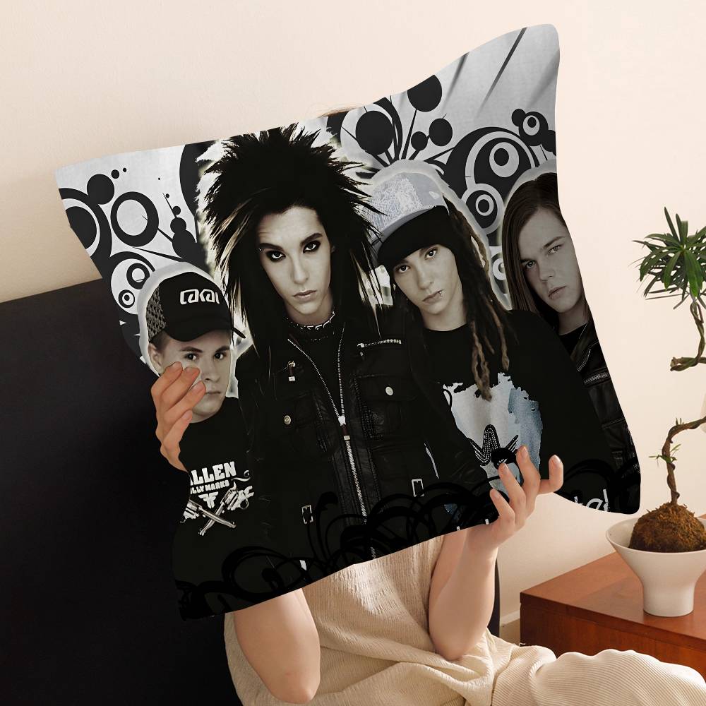 

Гурт Том Білл Каулітц Tokio Hotel Подушка Подарунок Домашній Офіс Декор Спальня Диван Авто Подушка Чохол 45x45 30x30 cm