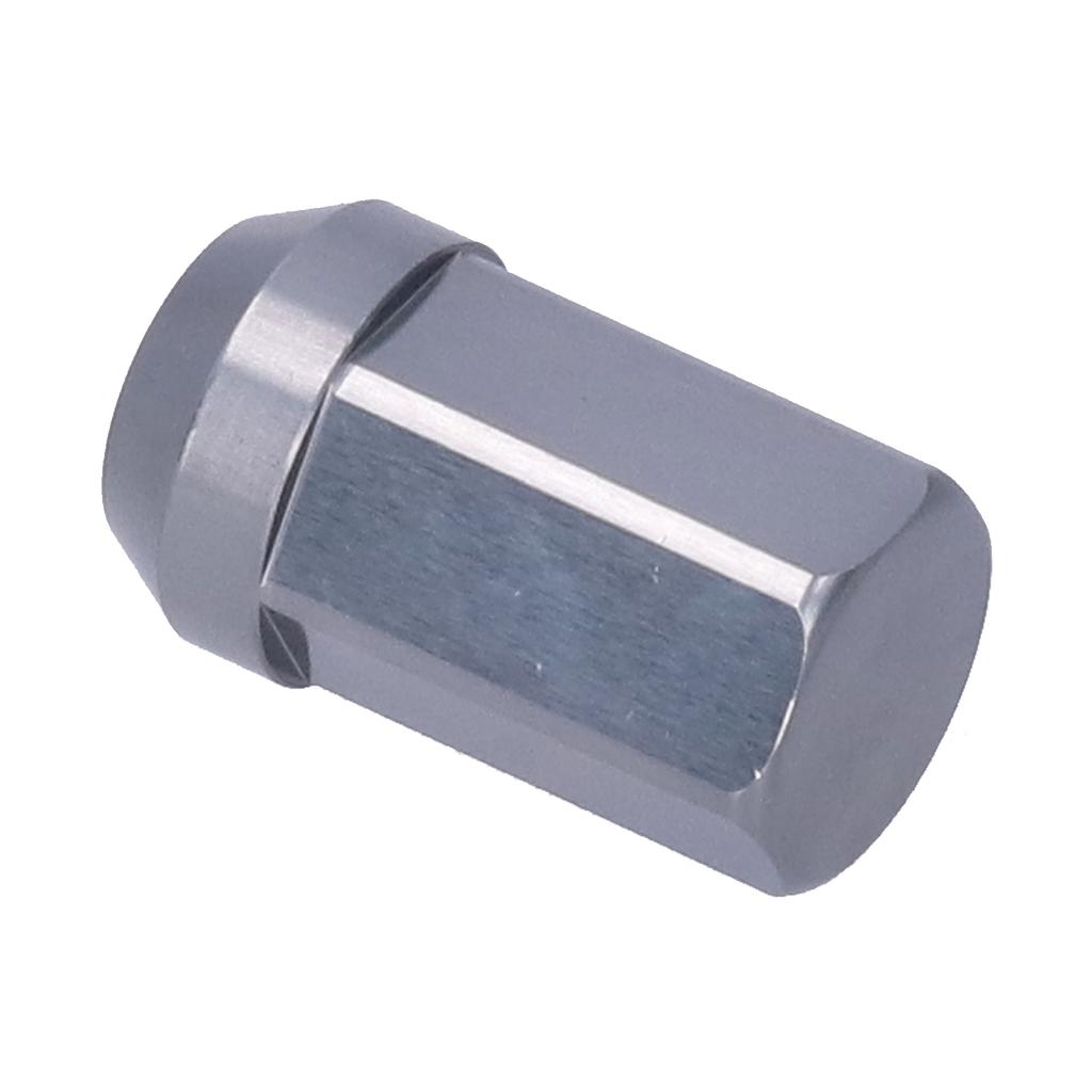 20pcs Wheel Lug Nuts M12x1.5 Thread 1.3in Height 7075 T6 Aluminum Locking Lug NutsTitanium Color