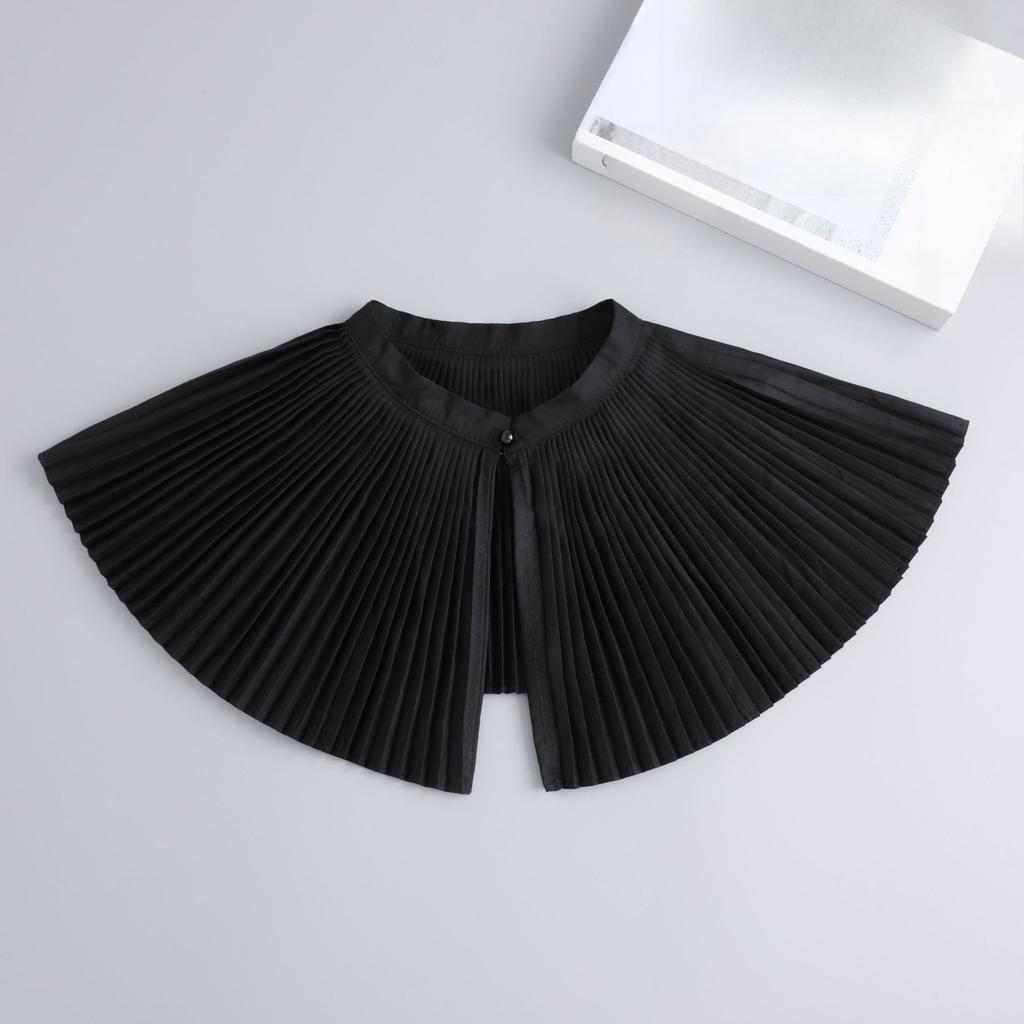 Women Lace Shirt Detachable Collar Wraps Blouse Tops Lapel Fake Collar Shawls Ladies Dress Small Cape Fuax Cols Decor