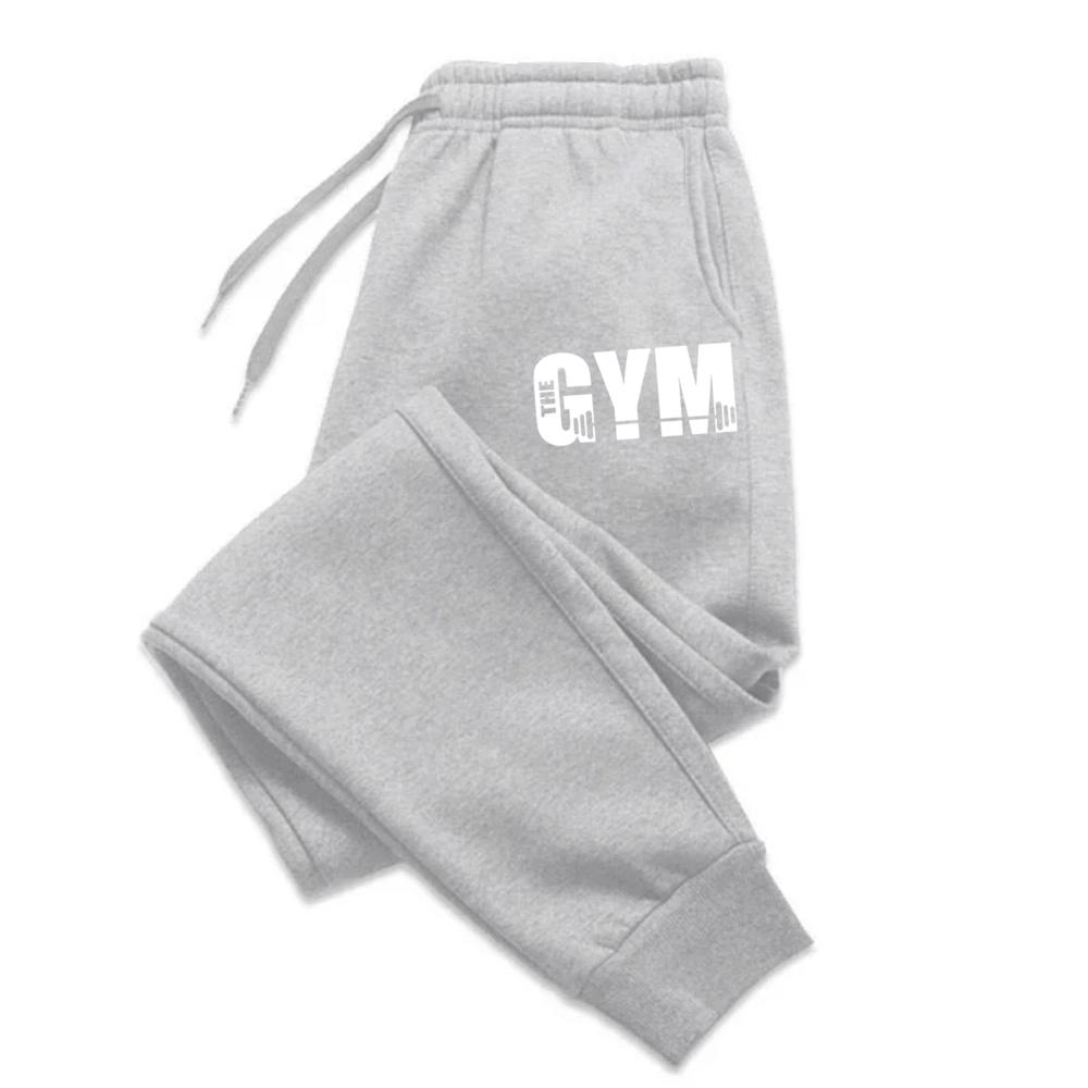 Wiosna i Jesień Trend Mody Fitness Męskie Damskie Spodnie do Biegania Joggers Spodnie Dresowe Sportowe Spodnie Gimnastyczne Polarowe Dresy