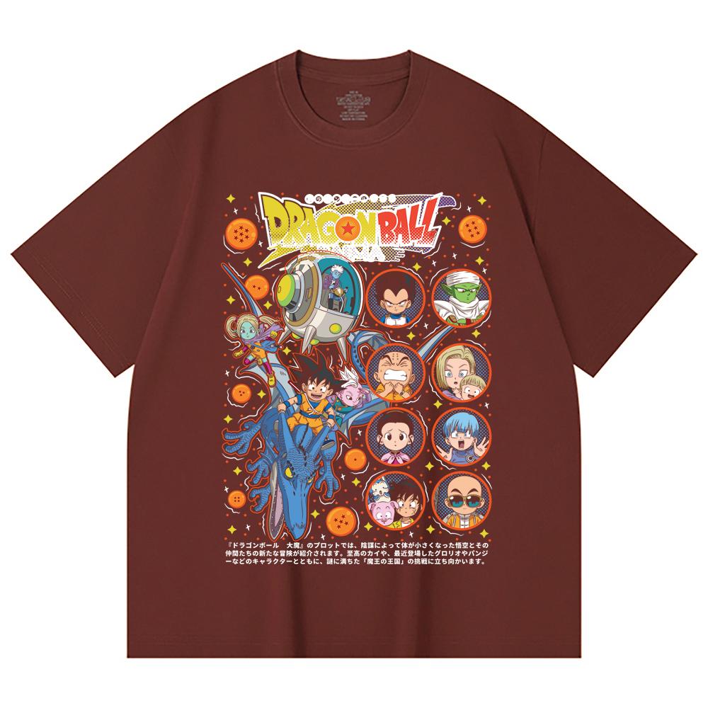 230 Gsm 100% Cotton Dragon Ball V31 Daima Print Unisex Heavy Cotton T Shirt