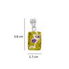 Lemon quartz & amethyst handmade pendant, 92.5% sterling silver pendant for her,  women designer pendant
